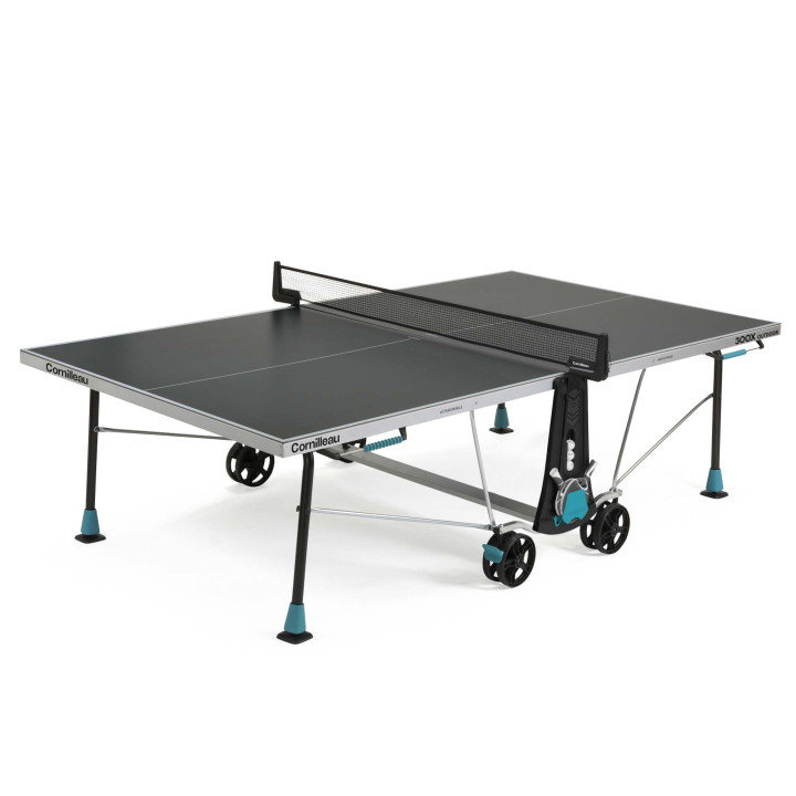 Table Tennis de table 300X Outdoor Gris