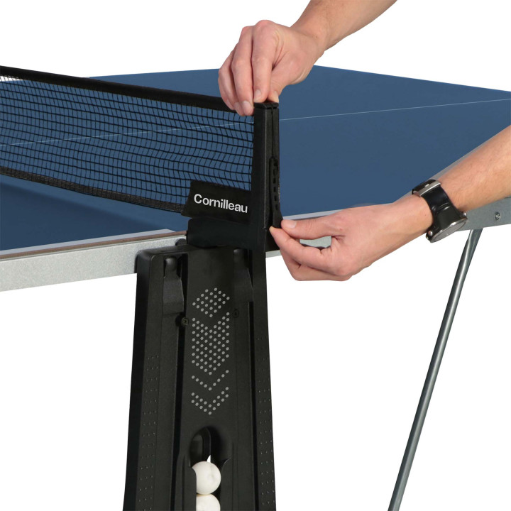 Table Tennis de table 300X Outdoor Bleu