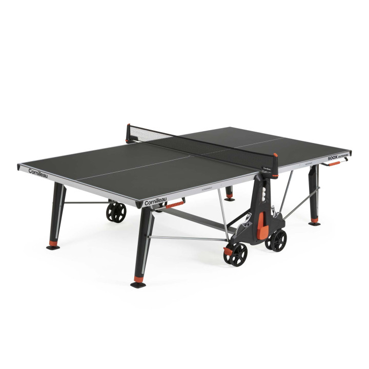 Table Tennis de table 500X Outdoor Noir