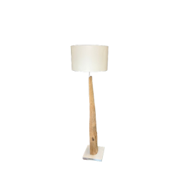 Luminaire sur pied en bois
