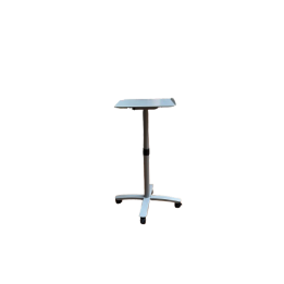 Table polyvalente rectangulaire en métal avec roulettes