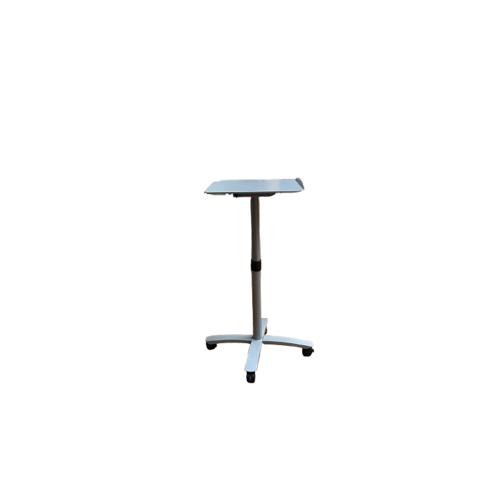 Table polyvalente rectangulaire en métal avec roulettes