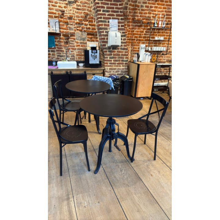 Table cafétéria Edison ronde