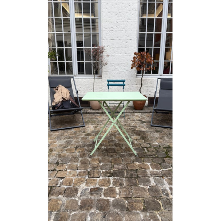Table d'extérieur rectangulaire rabattable