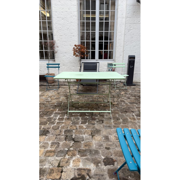 Table d'extérieur rectangulaire rabattable