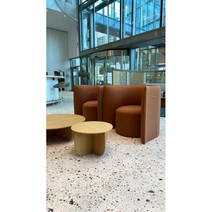 Table basse ronde en bois
