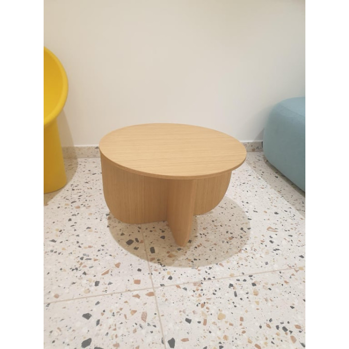 Table basse ronde en bois