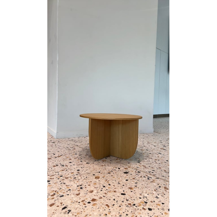 Table basse ronde en bois