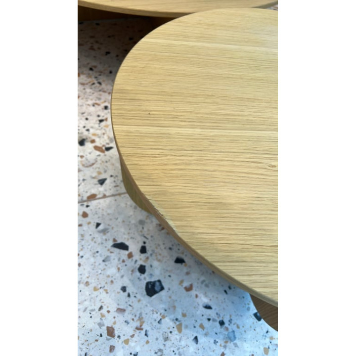 Table basse ronde en bois