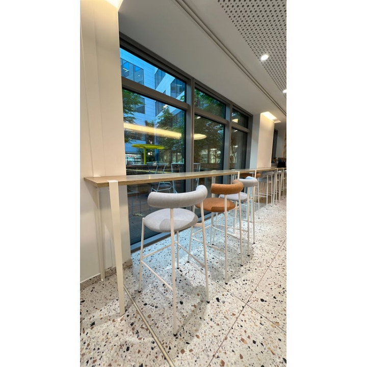 Table haute rectangulaire avec pieds Tiptoe