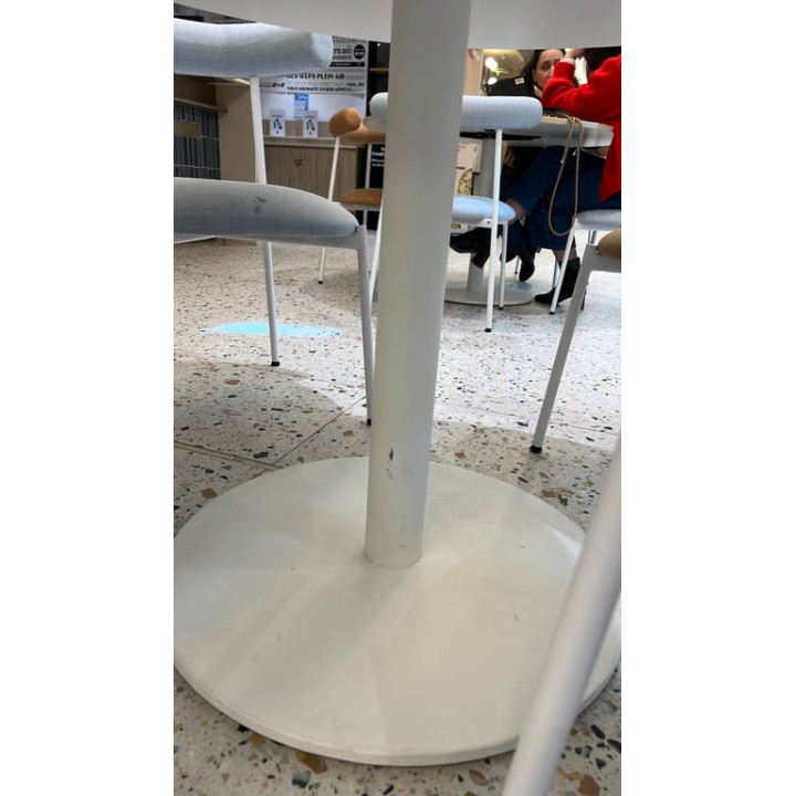 Table inox 4 pers rond - Pedrali