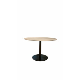 Table de cafétéria ronde en métal 4 personnes - Pedrali