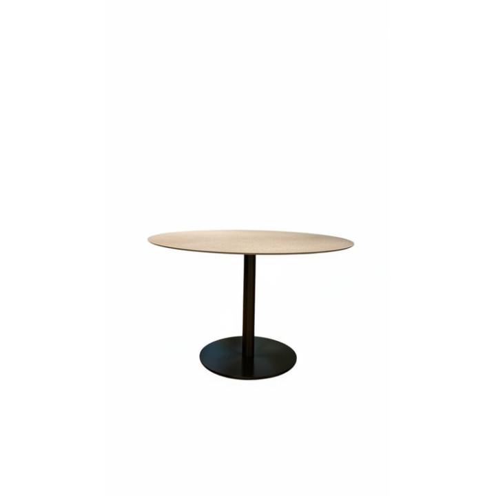 Table de cafétéria ronde en métal 4 personnes - Pedrali
