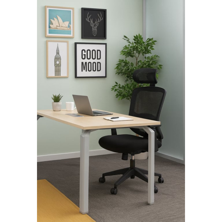 Haworth - Epure - Bureau droit 160x60cm