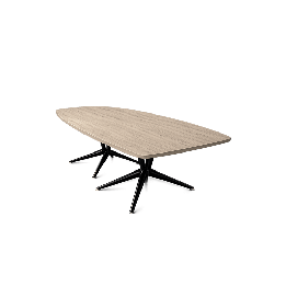 Table tonneau de réunion 200x100