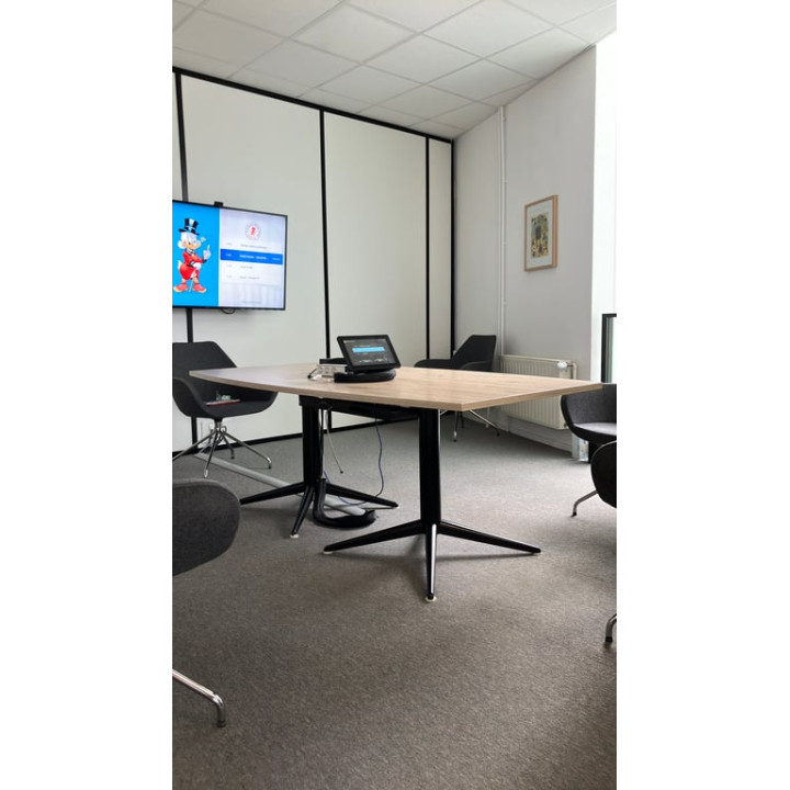Table tonneau de réunion 200x100