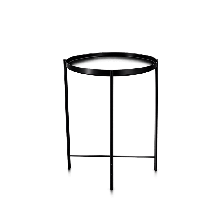 Table basse ronde 44x44 Métal noir