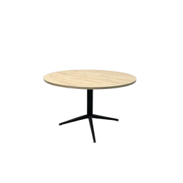 Table de réunion ronde 120x120 Chêne clair