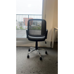 Whoja - Fauteuil de bureau avec roulettes et piètement étoile