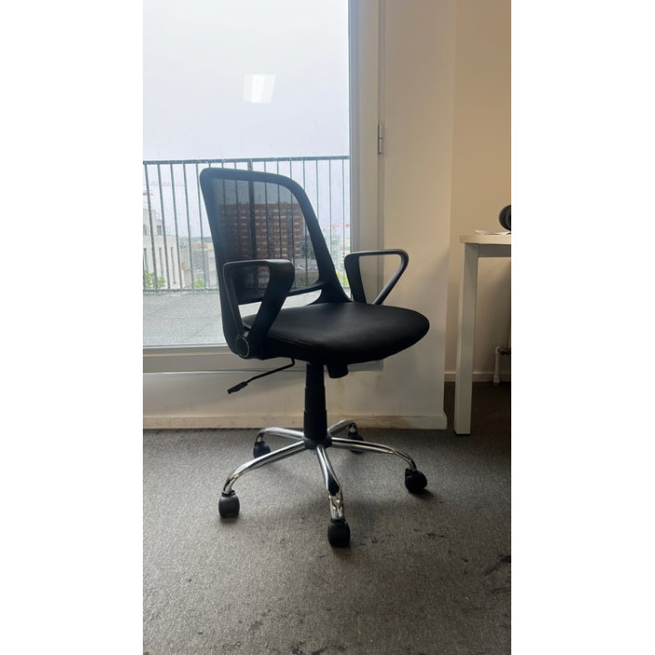 Whoja - Fauteuil de bureau avec roulettes et piètement étoile