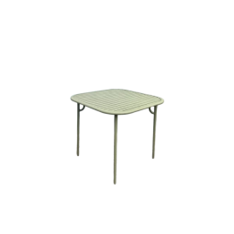 Table rectangulaire 84x84 Petite Friture Week-End Vert