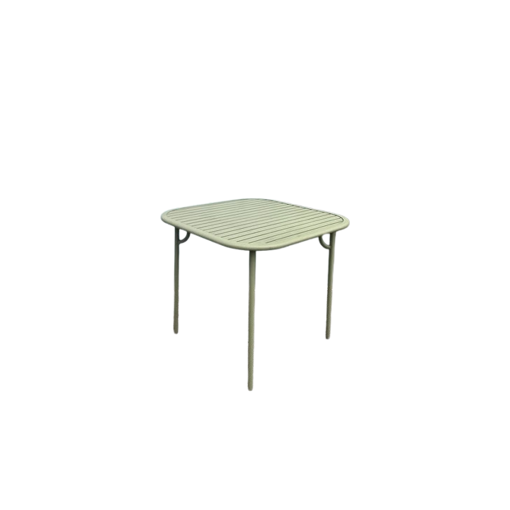 Table rectangulaire 84x84 Petite Friture Week-End Vert