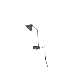 Lampe de table en acier brossé