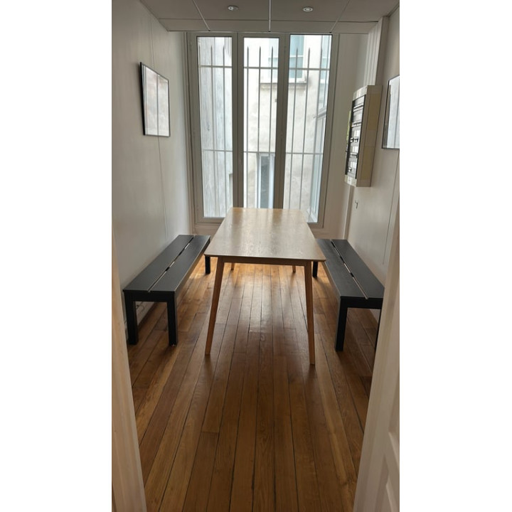 Banc IKEA Bjursta Noir