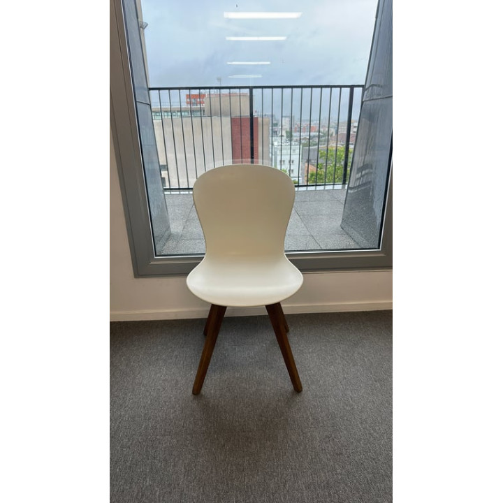 Chaise de cafétéria BoConcept Adelaide Blanc/Chêne