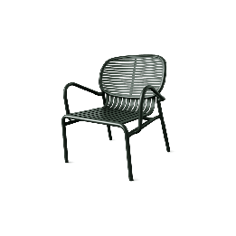 Petite Friture - Chaise d'extérieur en métal verte