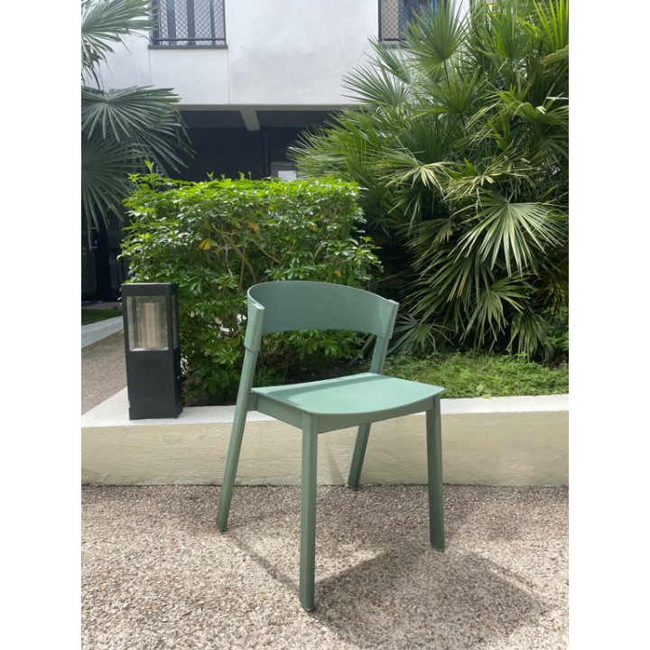 Chaise de réunion en bois clair - Muuto - Cover Side Chair