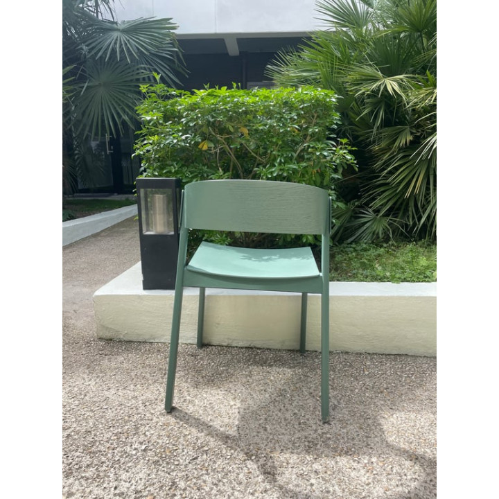 Chaise de réunion en bois clair - Muuto - Cover Side Chair