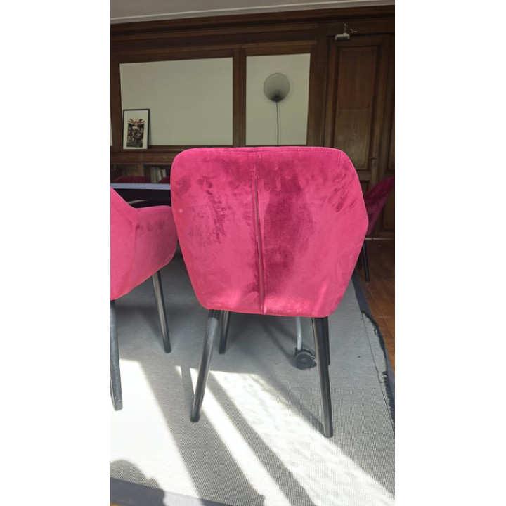 Chaise de réunion Alinéa Coque Rouge