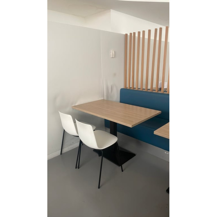 Table de cafétéria rectangulaire