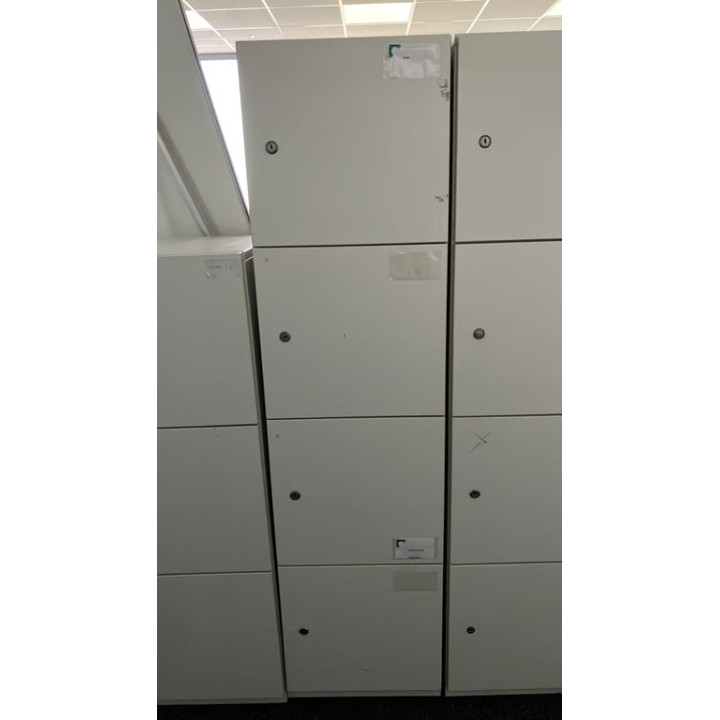 Bloc de 4 - Casier de rangement à portes battantes