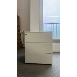 Caisson 3 tiroirs blanc