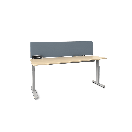 Bureau réglable 180x80 Haworth - Court à gauche