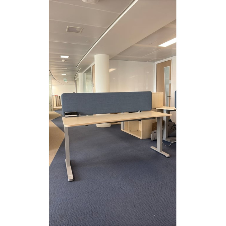 Bureau réglable 180x80 Haworth - Court à gauche