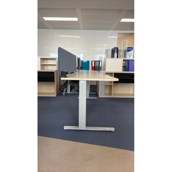 Bureau réglable 180x80 Haworth - Court à gauche