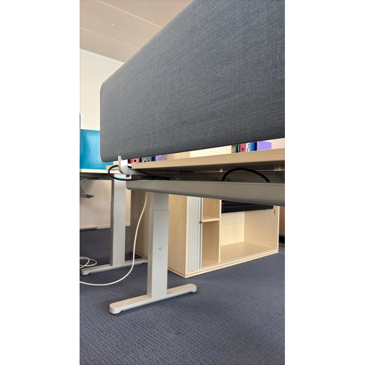 Bureau réglable 180x80 Haworth - Court à droite