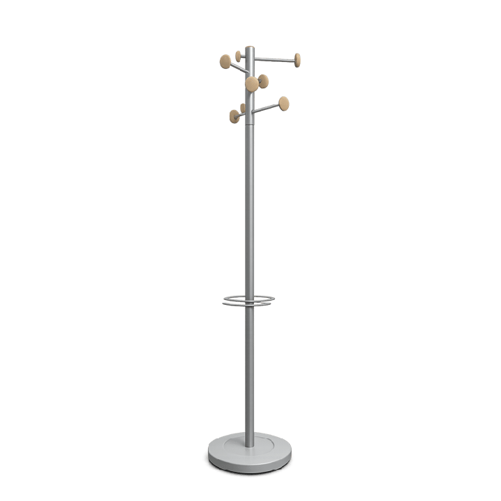 Porte-manteau métal gris Alba