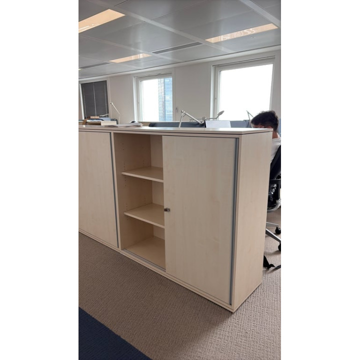 Armoire basse coulissante