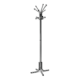 Porte-manteaux métallique chromé