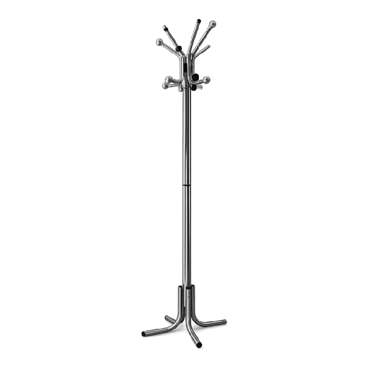 Porte-manteaux métallique chromé