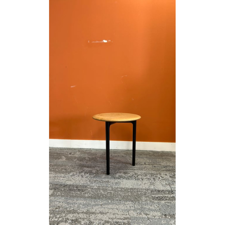 Table basse ronde bois et métal