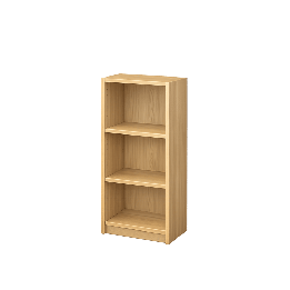 Bibliothèque 3 étagères en bois