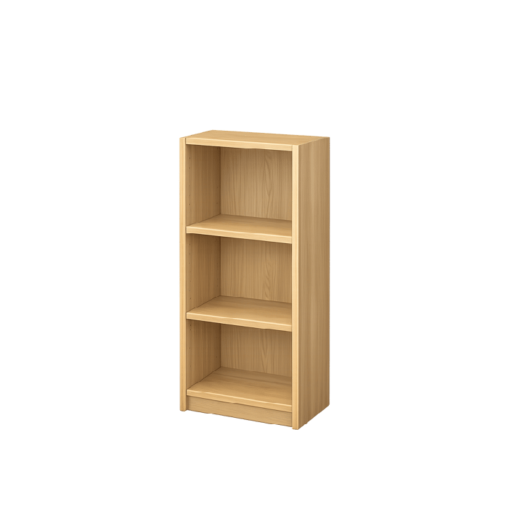 Bibliothèque 3 étagères en bois