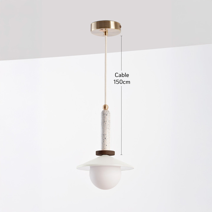 Suspension Aurore Chêne foncé