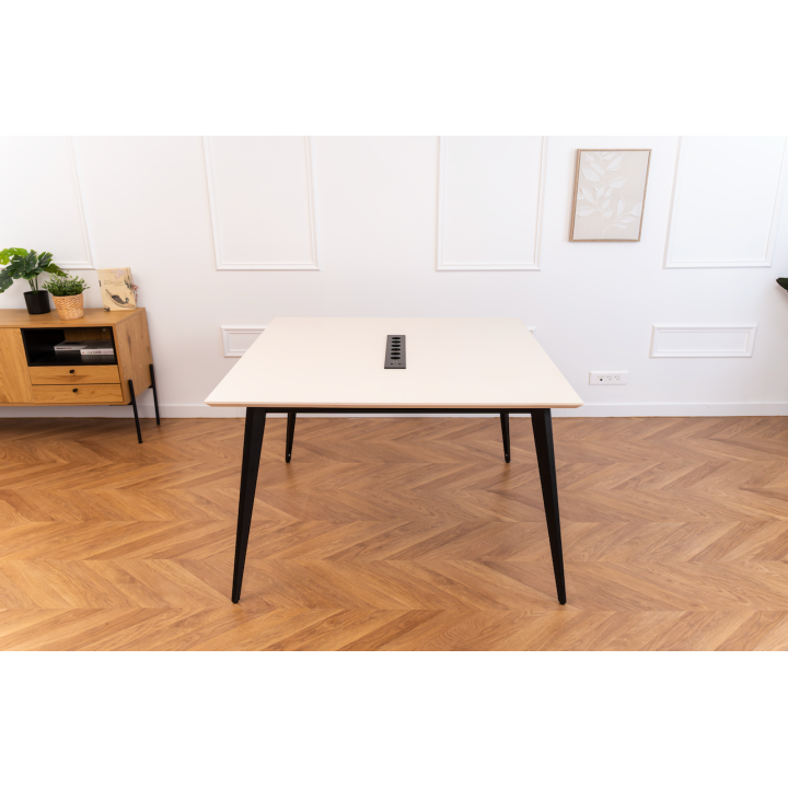Bench 2 places Orex - 120 x 120 - Plateau blanc