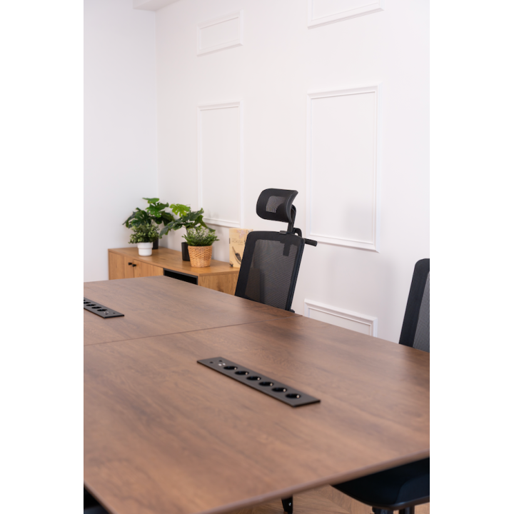Bench 2 places Orex  - 120 x 120 - Plateau Bois Foncé